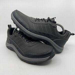 Earth Origins Douglas Men’s Size 9.5 Black Gray Oxford Leather Casual Shoes